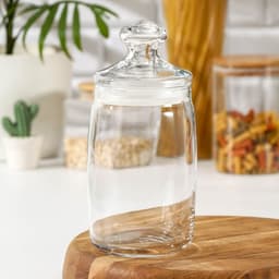 Банка для хранения сыпучих продуктов Paşabahçe Cesni, 1.1 л, стекло, прозрачная