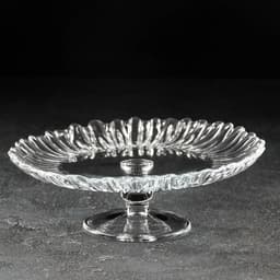 Блюдо на ножке стеклянное Aurora, d=20.5 см