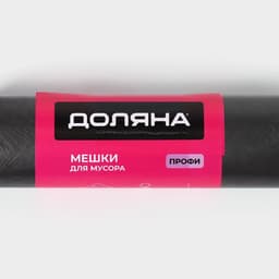 Мешки для мусора «Профи», 120 л, ПНД, 12 мкм, 69×100 см, 10 шт., чёрные