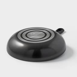 Сковорода Forever, d=22 см, съёмная ручка, стеклянная крышка, антипригарное покрытие, алюминий, чёрная