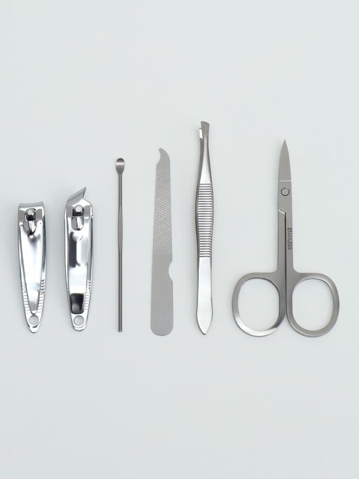 Набор маникюрный «Лондон», 6 предметов, в футляре, МИКС