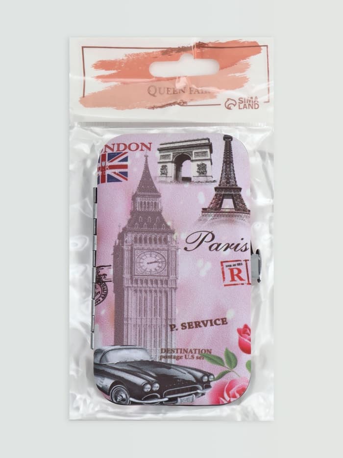 Набор маникюрный «Лондон», 6 предметов, в футляре, МИКС