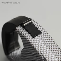 Рулетка, 5 м, до 15 кг, резиновая ручка, серая