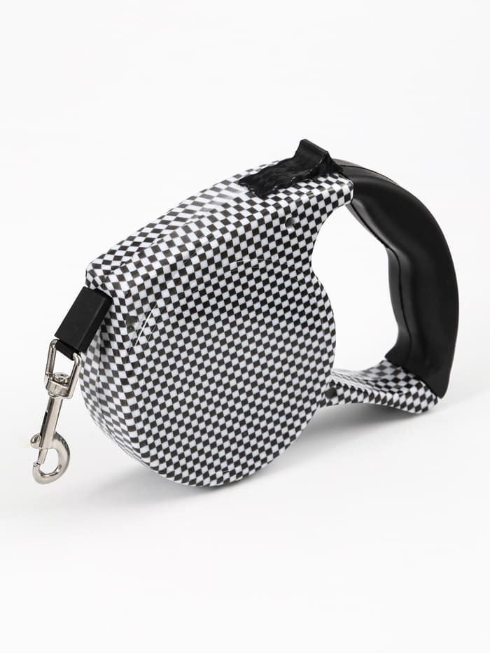 Рулетка, 5 м, до 15 кг, резиновая ручка, серая