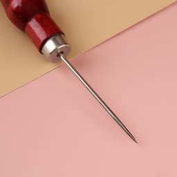 Шило швейное, 13×2 см, красное