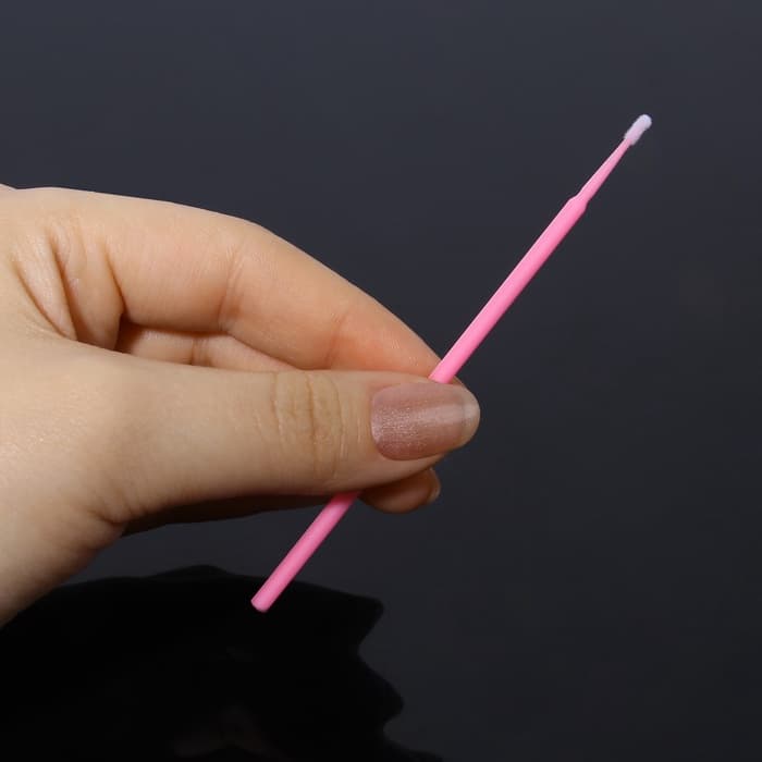 Микробраши для наращивания и ламинирования ресниц, набор - 50 шт., 9.5 см, МИКС