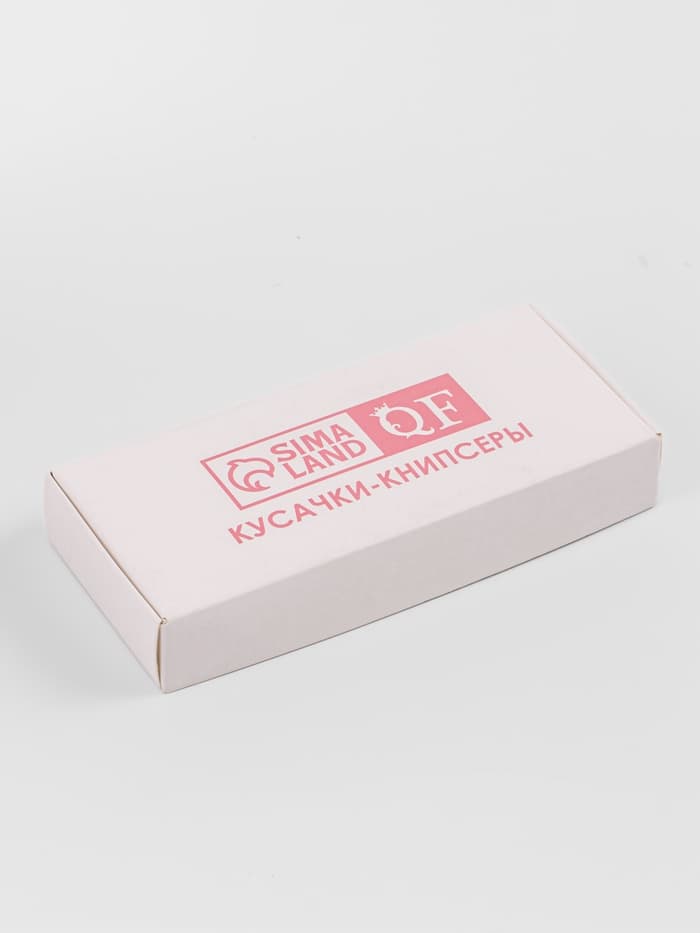 Кусачки книпсер маникюрные, скошенное лезвие, 6 см, в коробке