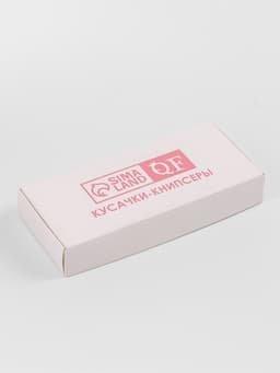 Кусачки книпсер маникюрные, скошенное лезвие, 6 см, в коробке