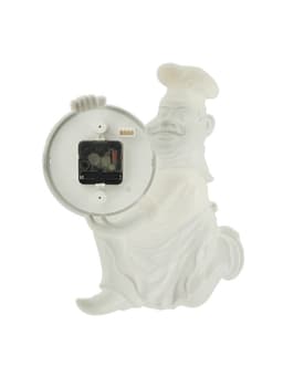 Часы настенные интерьерные «Повар усач», серия: Кухня, бесшумные, плавный ход, циферблат d=13 см, 30×24 см, от батарейки 1×АА