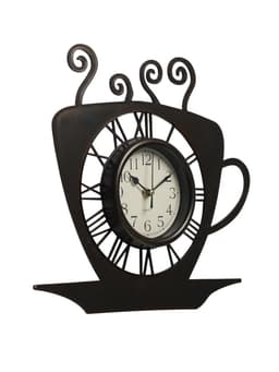 Часы настенные интерьерные «Чашка кофейная», серия: Кухня, d=13.5 см, 31×33 см, от батарейки 1×АА