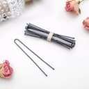 Шпильки для волос «Обыкновенная», 7 см, набор 10 шт., чёрные