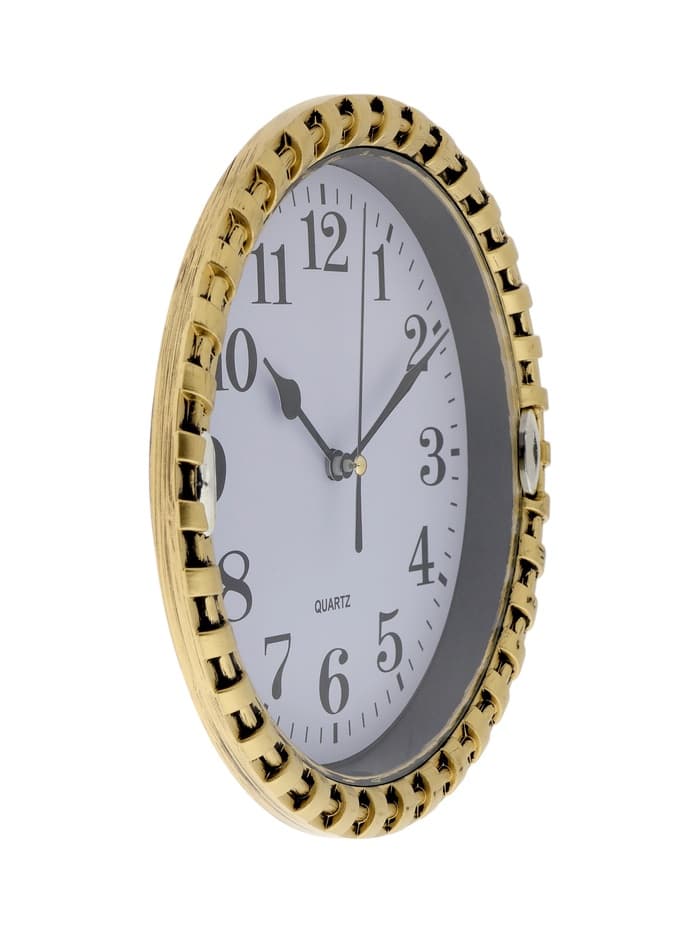 Часы настенные интерьерные «Плетёнка», плавный ход, d=21 см, циферблат 17 см