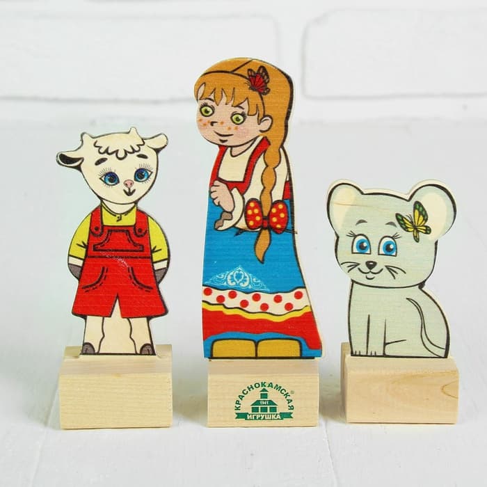 Ширма для кукольного театра Краснокамская игрушка, 88×60 см