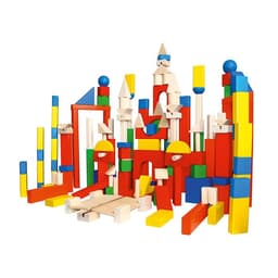 Конструктор деревянный Краснокамская игрушка «Развитие», 163 детали, без схемы для сборки