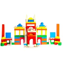 Конструктор деревянный Краснокамская игрушка «Развитие», 163 детали, без схемы для сборки