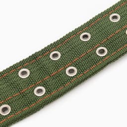 Ошейник, 65×4 см, ОШ 54-60 см, четырёхслойный с вертлюгом, полиэстер, зелёный