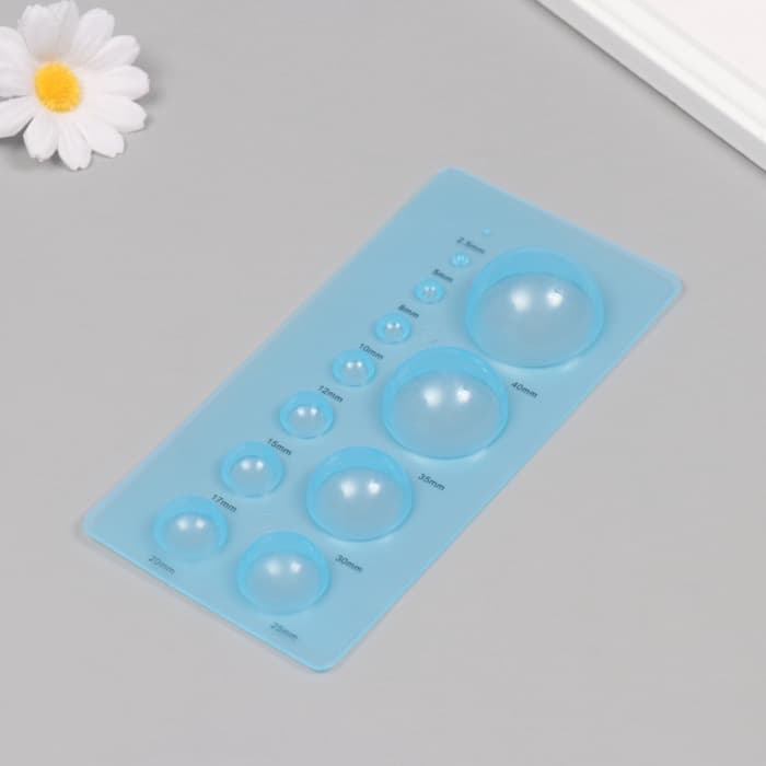 Линейка-шаблон для квиллинга «Круги» 18×9×2.5 см