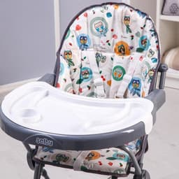 Стульчик для кормления Selby 252 «Совы», серый