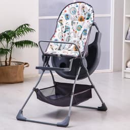 Стульчик для кормления Selby 252 «Совы», серый