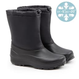 Сноубутсы зимние мужские, цвет чёрный, размер 42-43