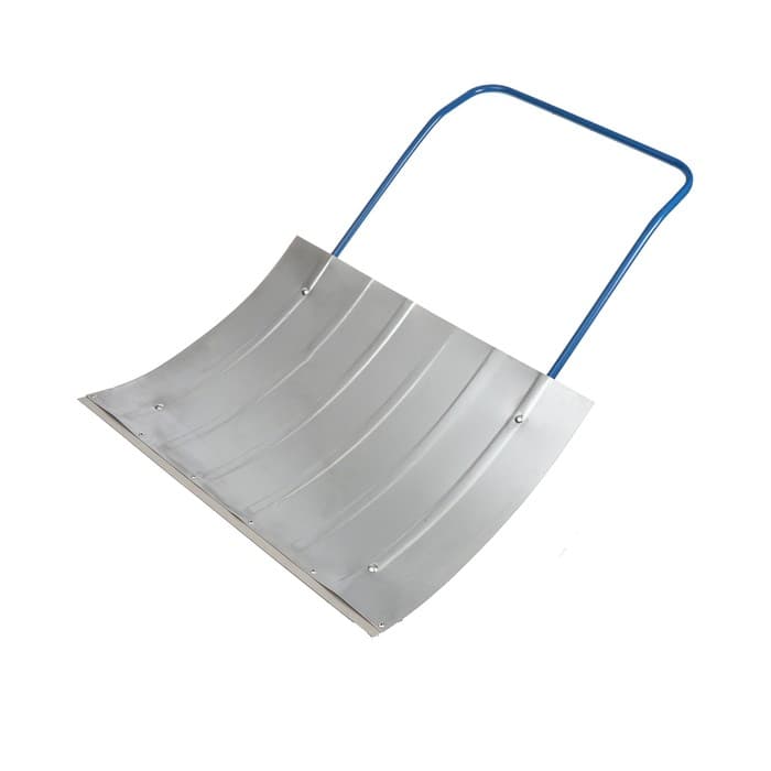 Движок для уборки снега, оцинкованный ковш 600×750 мм, металлическая планка, металлическая ручка цвет МИКС