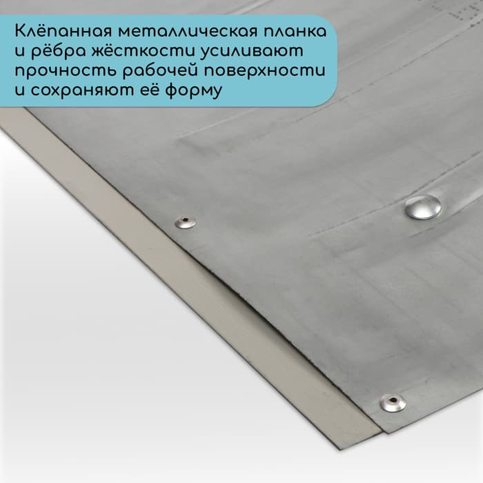 Движок для уборки снега, оцинкованный ковш 600×750 мм, металлическая планка, металлическая ручка цвет МИКС