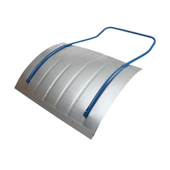 Движок для уборки снега, оцинкованный ковш 600×750 мм, металлическая планка, металлическая ручка цвет МИКС