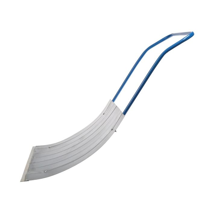 Движок для уборки снега, оцинкованный ковш 600×750 мм, металлическая планка, металлическая ручка цвет МИКС