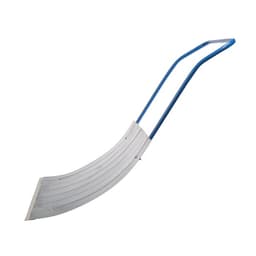 Движок для уборки снега, оцинкованный ковш 600×750 мм, металлическая планка, металлическая ручка цвет МИКС