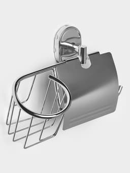 Держатель для туалетной бумаги Stölz «Нео», с подставкой под освежитель воздуха, хромированный