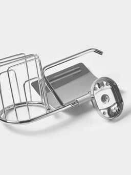 Держатель для туалетной бумаги Stölz «Нео», с подставкой под освежитель воздуха, хромированный