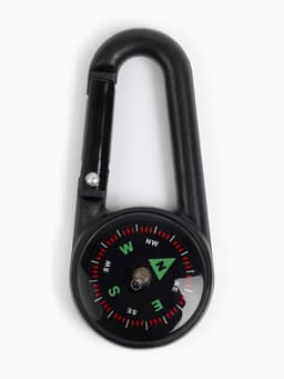 Компас Maclay 2603, с карабином, d=3 см, МИКС