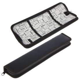 Пенал для кистей, 340×70 мм, экокожа, «Оникс», ПКЗ 08-50, чёрный