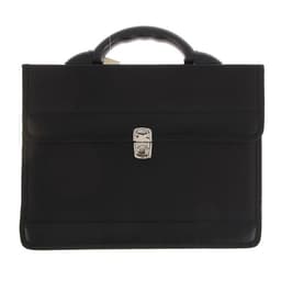 Портфель деловой 350×260×100 мм, текстильный, 2 отделения, «Приморск» чёрный, 1С111