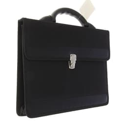 Портфель деловой 350×260×100 мм, текстильный, 2 отделения, «Приморск» чёрный, 1С111