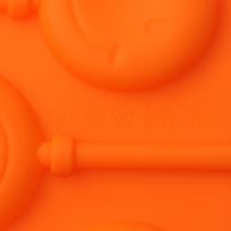 Форма для леденцов Доляна «Смайл», силикон, 24×9.5 см, 6 ячеек (d=4 см), с палочками, МИКС