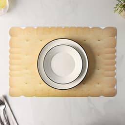 Салфетка сервировочная на стол Доляна «Крекер», 43×28 см, бежевая