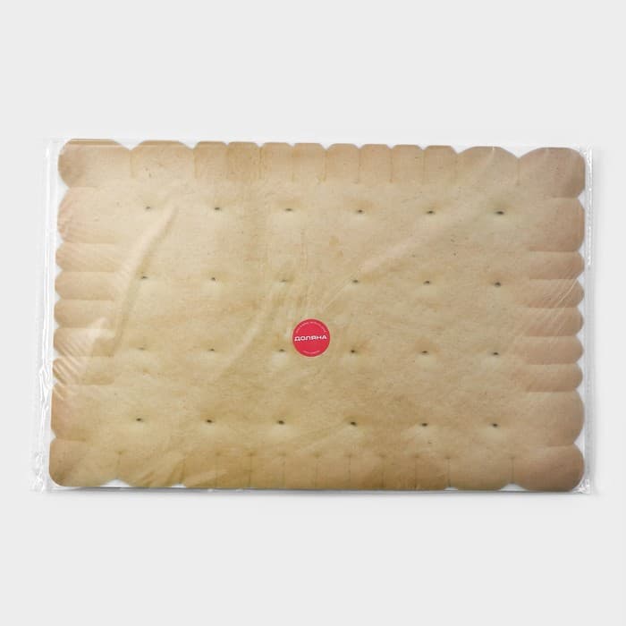 Салфетка сервировочная на стол Доляна «Крекер», 43×28 см, бежевая