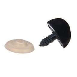 Носик винтовой с заглушкой, ворсистый, набор 2 шт., размер 1 шт.: 2.5×1.9 см