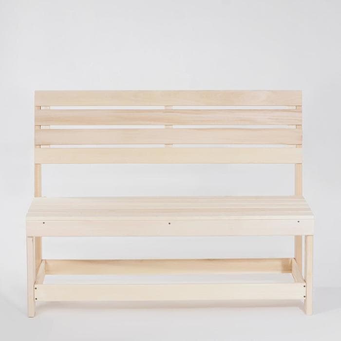 Скамейка из наличника, 119×50×90 см, липа, «Добропаровъ»