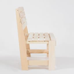 Скамейка из наличника, 119×50×90 см, липа, «Добропаровъ»