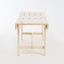 Лавка деревянная из наличника липы «Добропаровъ», 140×40×43.5 см, для бани, нагрузка до 160 кг