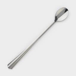 Ложка для коктейлей «Новинка», длина 20 см, толщина 1.2 мм, упрощённой обработки, цвет серебряный