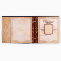 Родословная книга с рамкой под фото «Родословная книга», 50 листов, 21.5×23.7 см