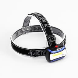 Фонарь налобный «Мастер К», 1 LED, от батареек 3×ААА, 5×7 см