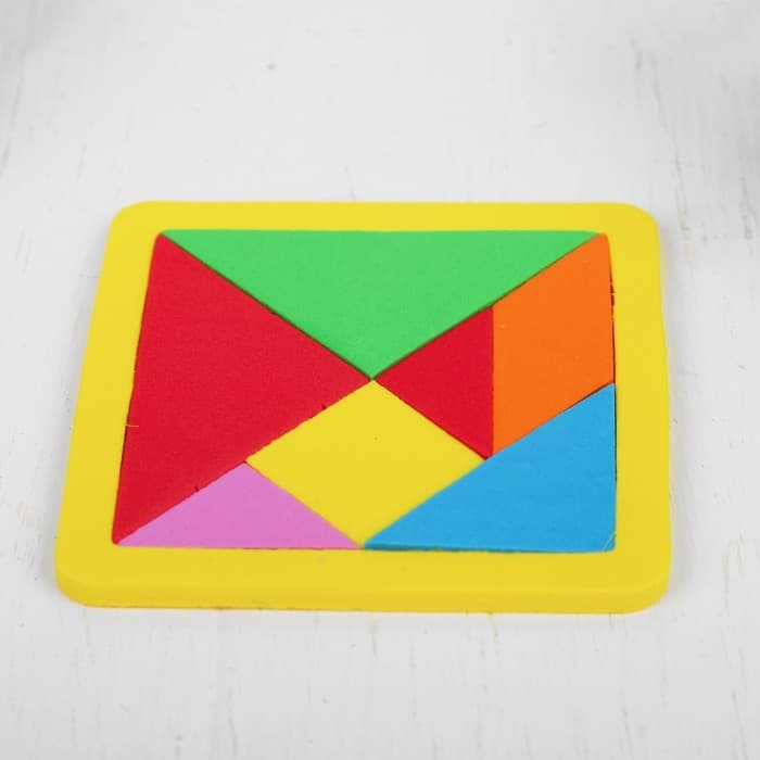 Головоломка «Танграм» 9×9 см, МИКС