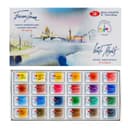 Акварель художественная в кюветах «ЗХК. Белые ночи», 24 цвета × 2.5 мл