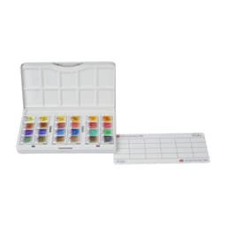 Акварель художественная в кюветах «ЗХК. Санкт-Петербург», 24 цвета × 2.5 мл, пластиковая палитра