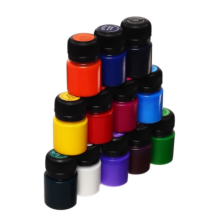 Набор красок по стеклу и керамике Decola, 12 цветов × 20 мл