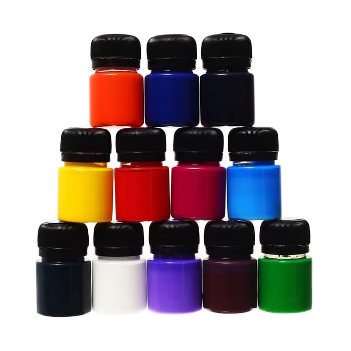 Набор красок по стеклу и керамике Decola, 12 цветов × 20 мл